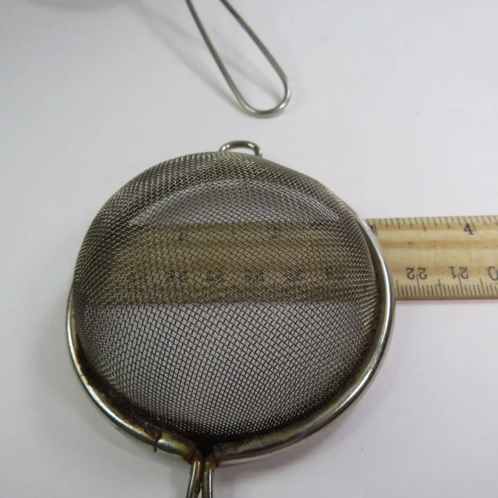 Fine Mesh Strainers (3) in three sizes Metal Handles Kitchen / Craft Tools